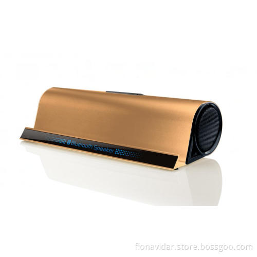 Stand holder bluetooth speaker with power bank inside